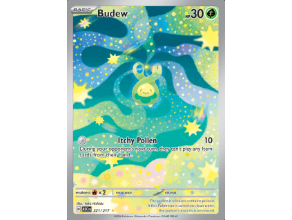 pokemon karta 221 217 budew