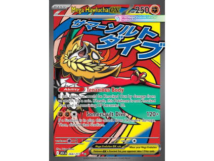 pokemon karta 268 217 mega hawlucha ex
