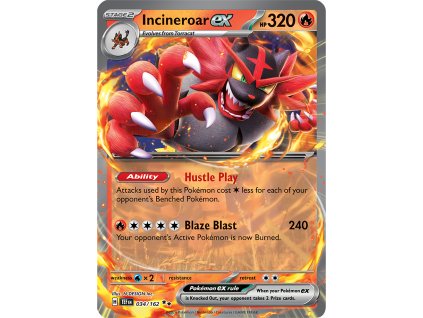 Incineroar ex 034 162 Temporal Forces