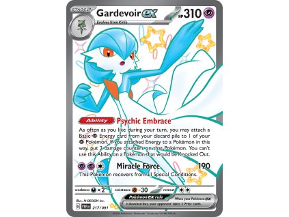 Gardevoir ex 217 091 Paldean Fates