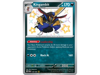 Kingambit 187 091 Paldean Fates