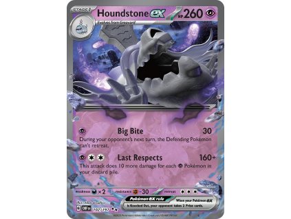 Houndstone ex 102 197 Obsidian Flames