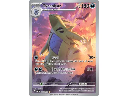 Tyranitar 222 193 Paldea Evolved