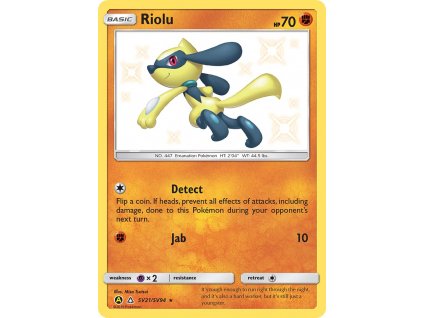 Riolu sv21 sv94 hidden fates