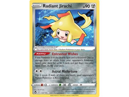 radiant jirachi 120 195 Silver tempest