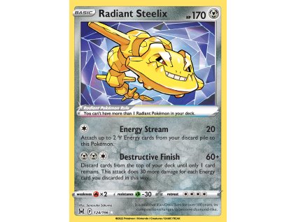 radiant steelix 124 196 Lost Origin