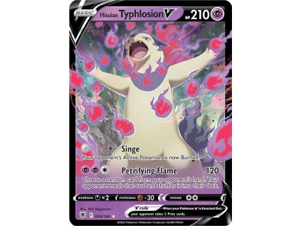 hisuian typhlosion v 053 189 Astral radiance