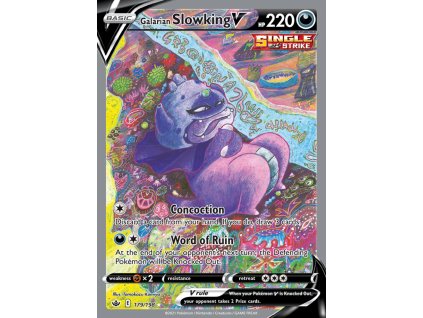 galarian slowking v 179 198 Chilling Reign