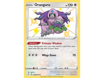 oranguru sv098 sv122 shining fates