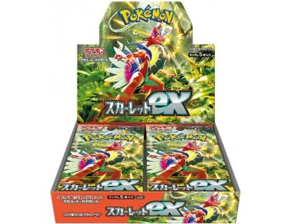 pokemon scarlet ex booster box japonsky