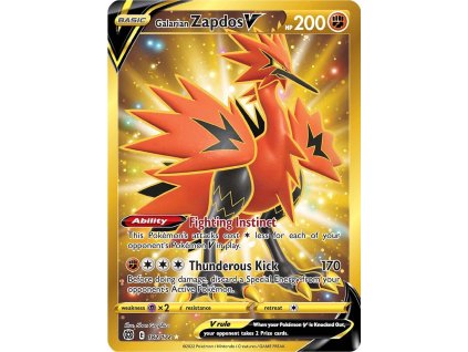 galarian zapdos v 182 172 Brilliant stars