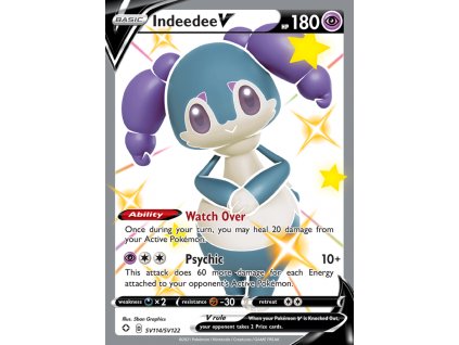 indeedee v sv114 sv122 shining fates