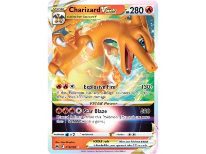 Charizard vstar 019 159 crown zenith