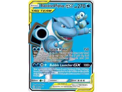 Blastoise & Piplup GX (CEC 214)