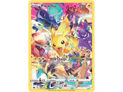 pikachu 160 159 crown zenith