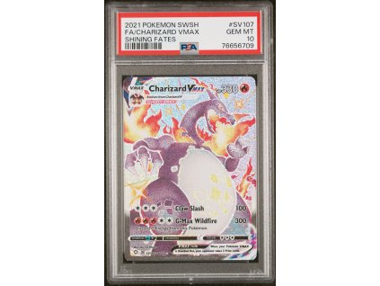Charizard VMAX Shining fates psa 10 front