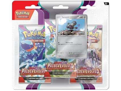 pokemon tcg paldea evolved 3pack blister