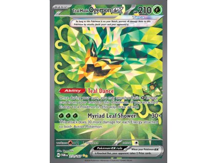 Teal Mask Ogerpon ex 211 167 Twilight Masquerade