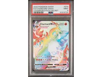 Charizard VMAX 074 073 Champions path front psa 9
