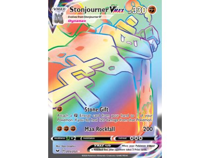 stonjourner vmax 205 202 Sword Shield
