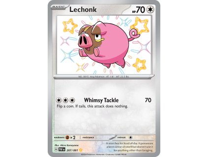 Lechonk 207 091 Paldean Fates