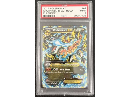Mega Charizard ex 69 106 Flashfire PSA 9 front