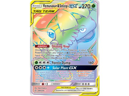 venusaur snivy gx 249 236