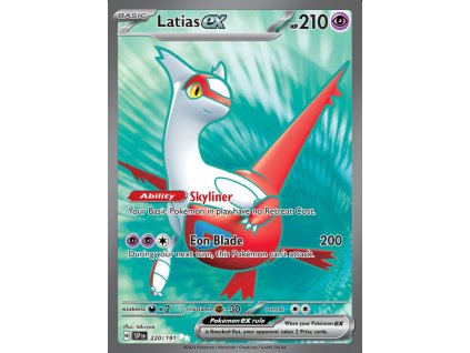 Latias ex pokémon karta 220 191 ssp surging sparks