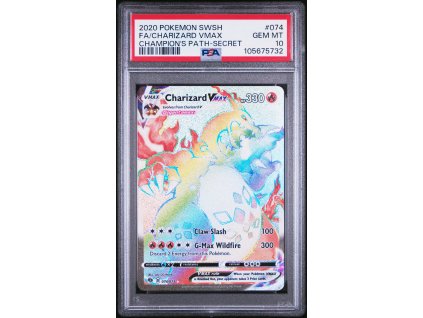 Charizard VMAX 074 073 Champions Path PSA 10 front