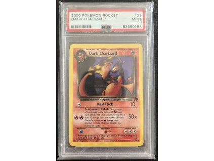 Dark Charizard 21 82 team rocket psa 9 front