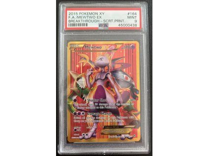 Mewtwo EX 164 162 breaktrough psa 9 front