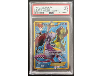 Mewtwo ex 163 162 breaktrough psa 9 front