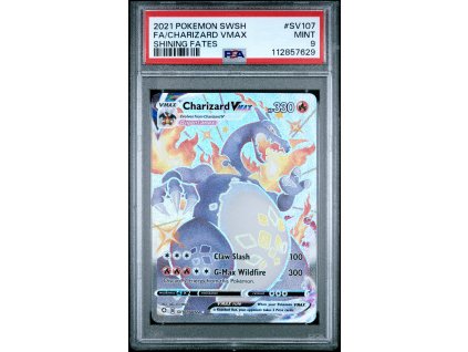 charizard vmax shinning fates psa 9 front