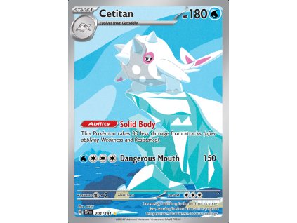 Cetitan pokémon karta 201 191 ssp surging sparks