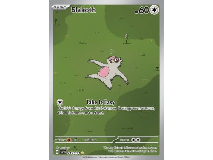 Slakoth pokémon karta 205 191 ssp surging sparks