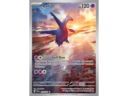 latios pokémon karta 203 191 ssp surging sparks