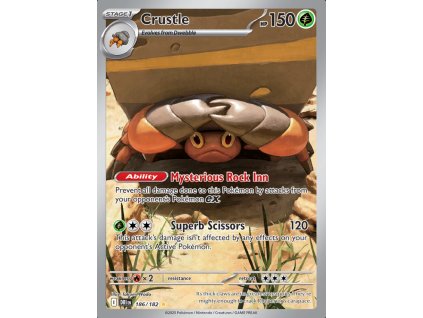 pokemon karta Crustle 186 182 Destined rivals