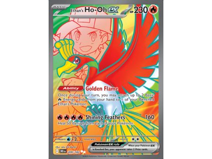 pokemon karta Ethans ho oh ex 209 182 Destined rivals