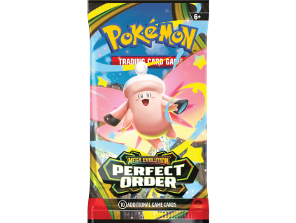 Pokemon TCG Mega Evolution—Perfect Order Booster Wrap Mega Clefable