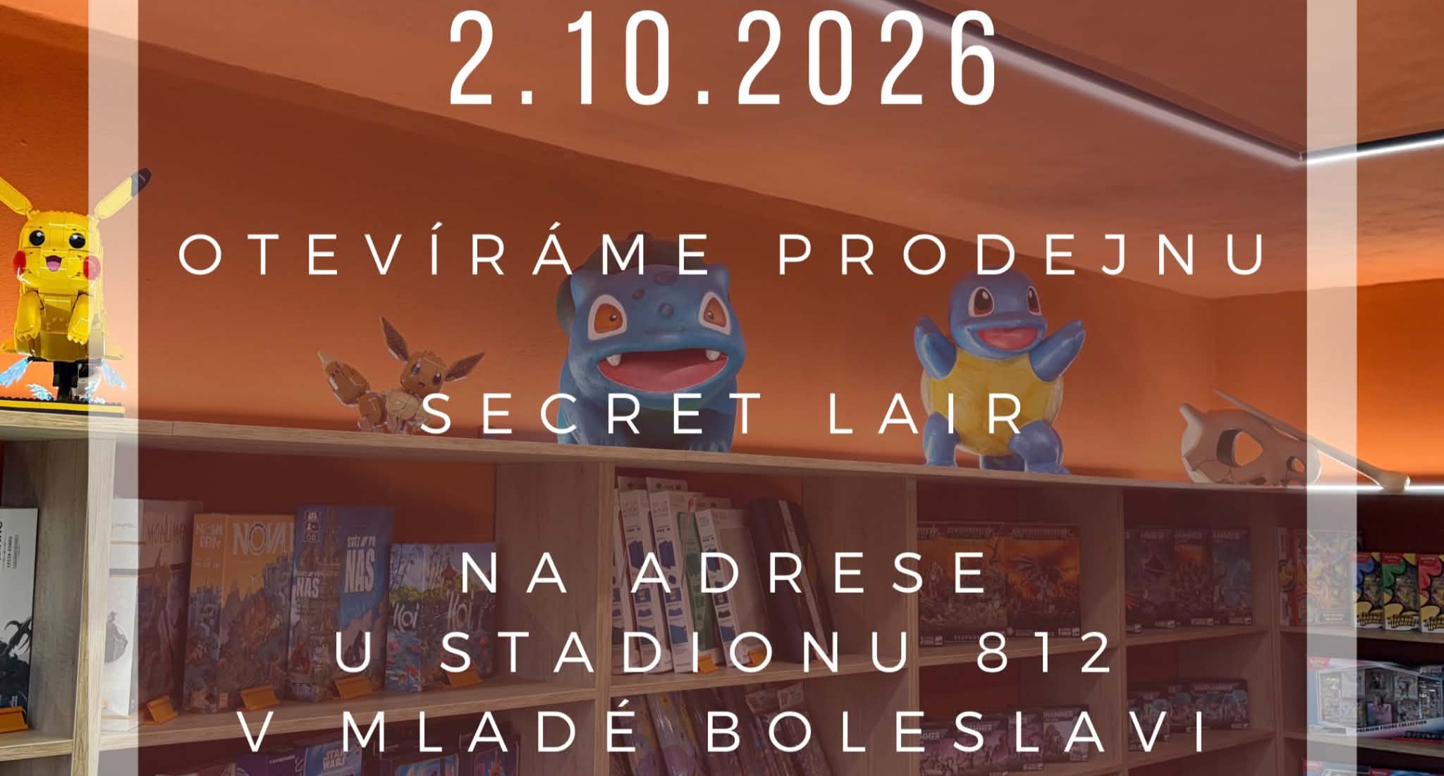 Otevření prodejny secret lair