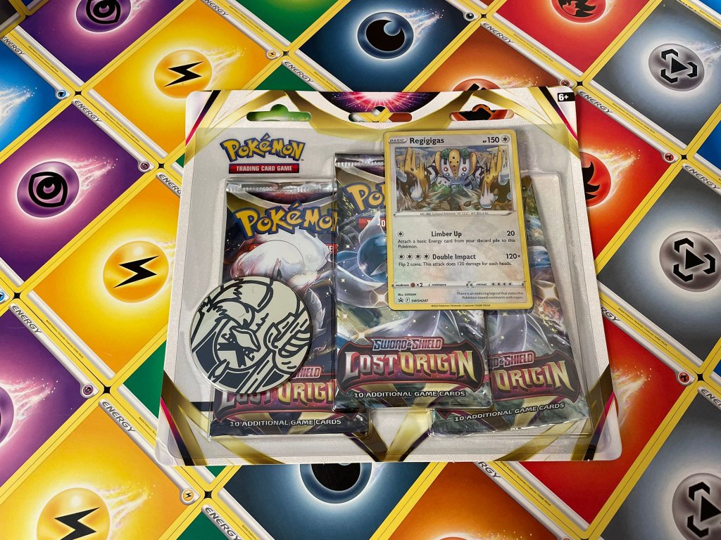 Pokémon Trading Card Game: Sword & Shield—Lost Origin Three-Booster Blister  - Regigigas