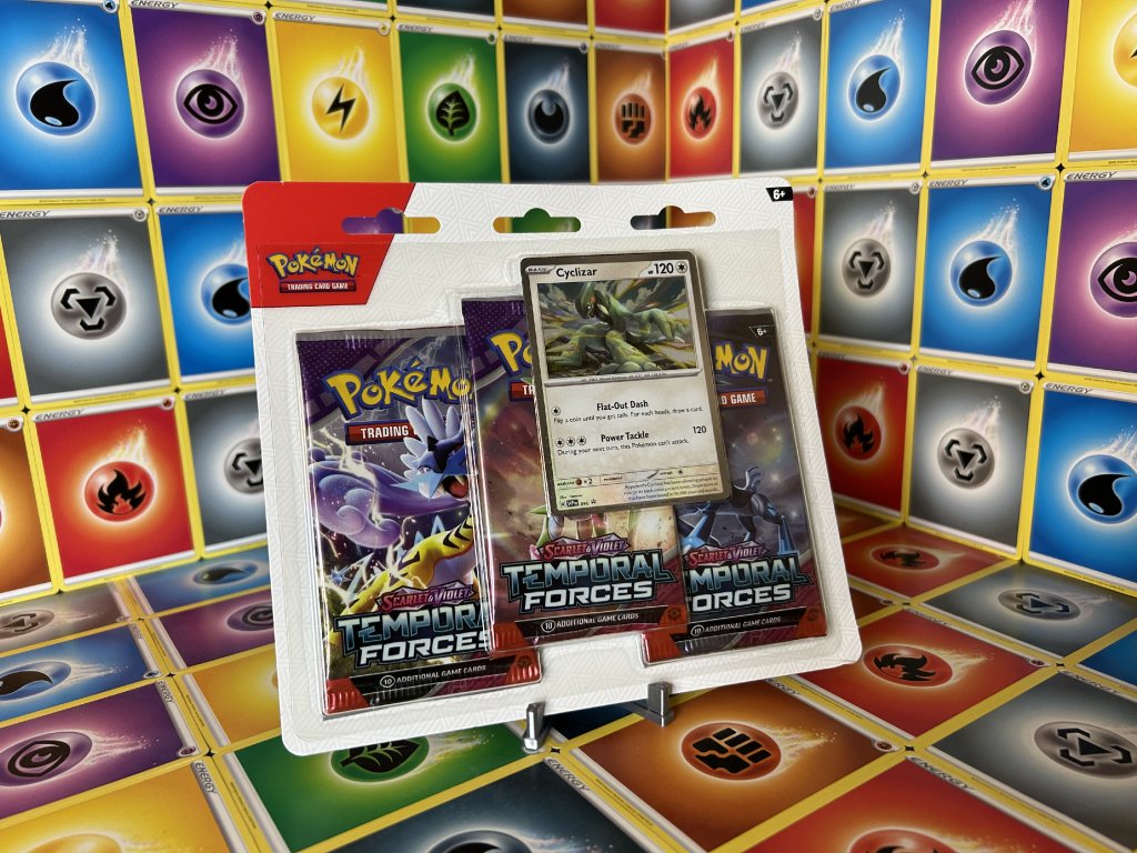 Pokémon TCG - Scarlet & Violet Temporal Forces 3 Blister Booster - Cyclizar