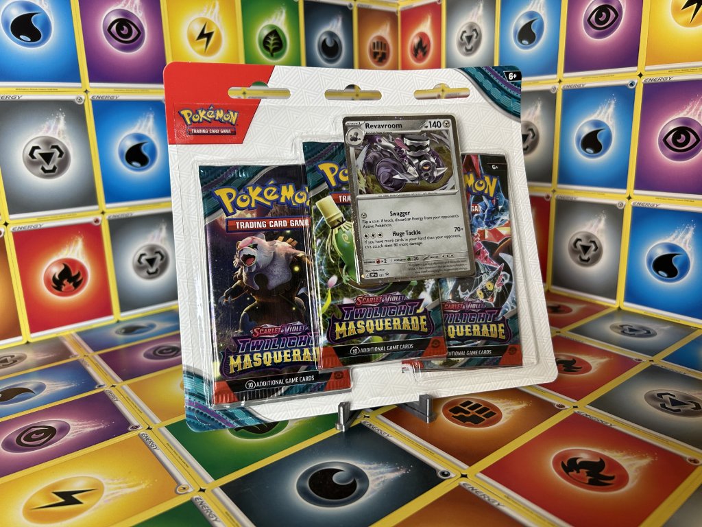 Pokémon TCG - Scarlet & Violet Twilight Masquerade 3 Pack Blister - Revavroom