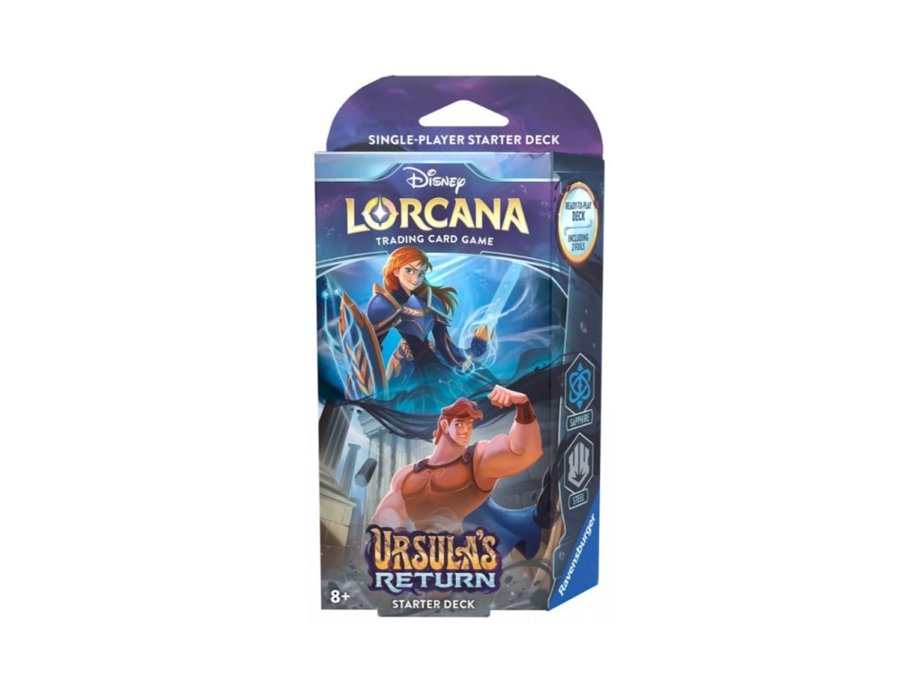 karetni hra lorcana ursula s return sapphire steel starter deck