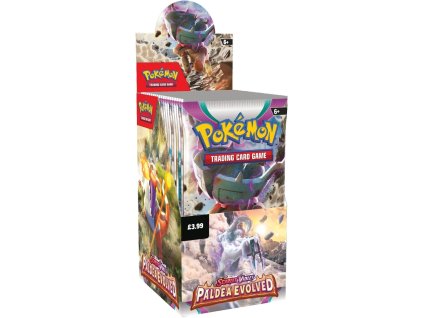 paldea evolved half booster box