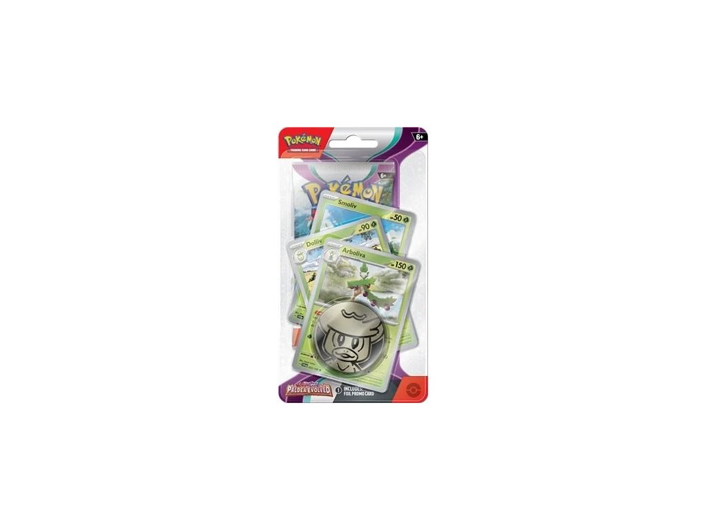 pokemon tcg scarlet violet paldea evolved premium checklane blister arboliva