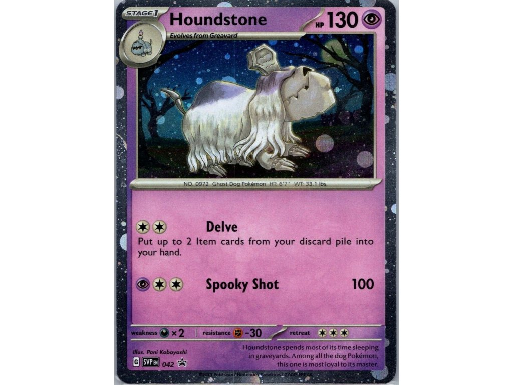 pokemon tcg svp 042 houndstone black star promos