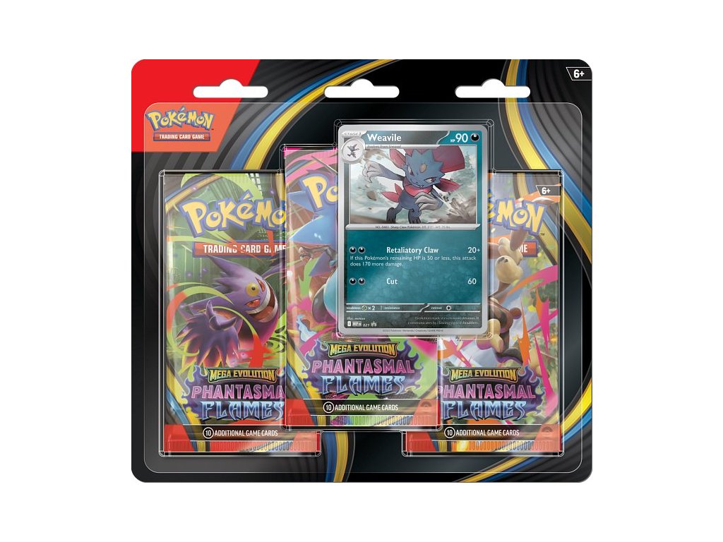 pokemon tcg me02 phantasmal flames 3 blister booster pokemallcz