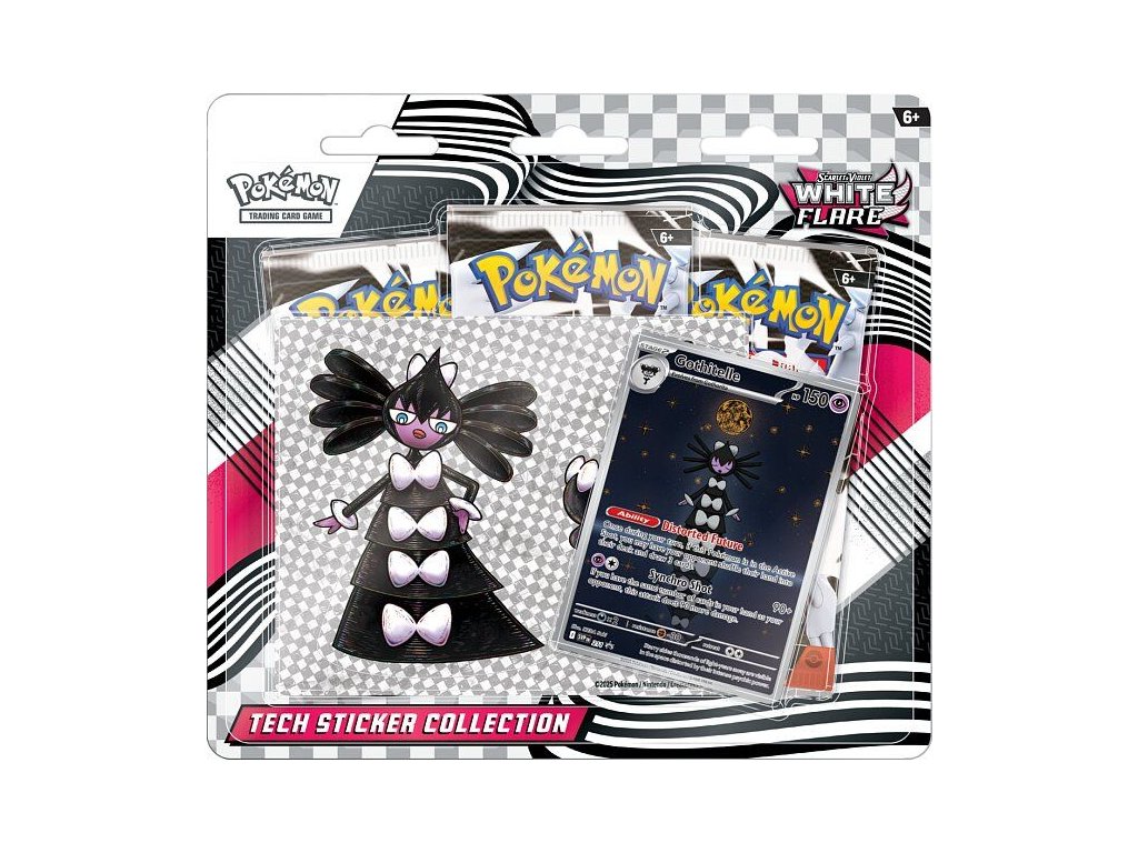 pokemon tcg sv10 5 white flare tech sticker collection