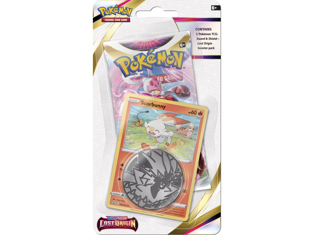pokemon tcg lost origin checklane blister scorbunny pokemallcz